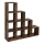 DOVARO Brown Bookcase