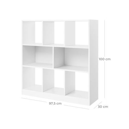 DOVARO White Bookcase