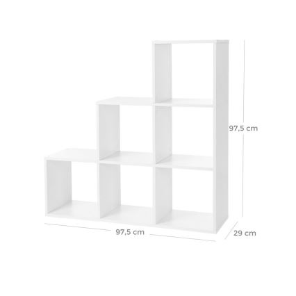 DOVARO White Bookcase