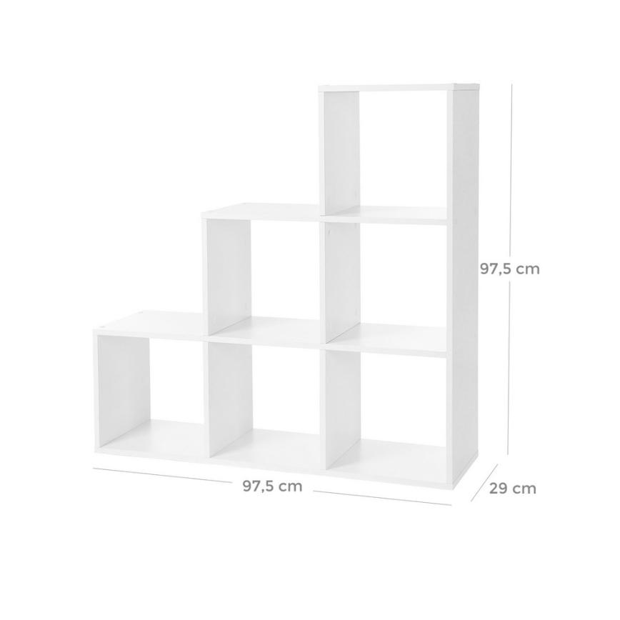 DOVARO White Bookcase
