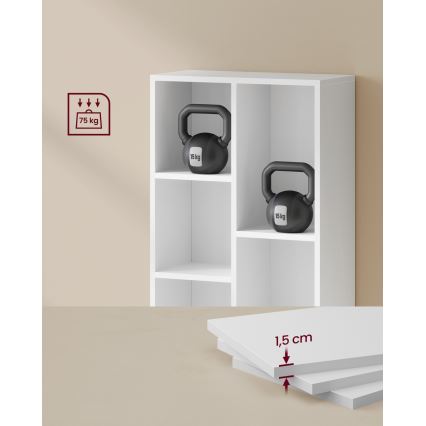 DOVARO White Bookcase