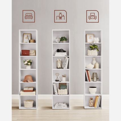 DOVARO White Bookcase