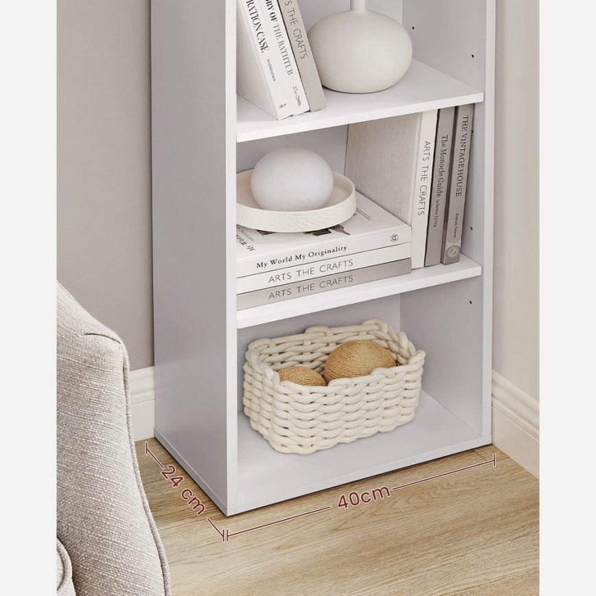 DOVARO White Bookcase