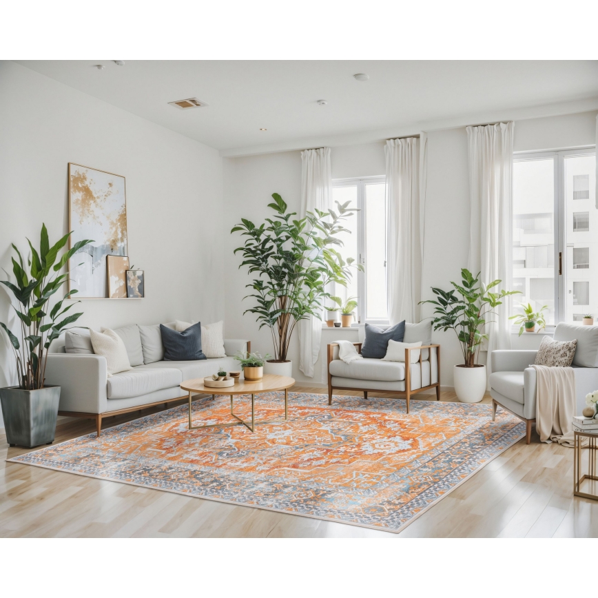 DOVE-VINTAGE Oriental Rug 160 x 220 cm 2600 g/m² Orange