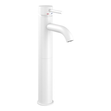 DRAGOR 29 cm Matte White Washbasin Faucet