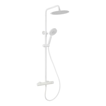 DRAGOR Matte White Thermostatic Shower Set