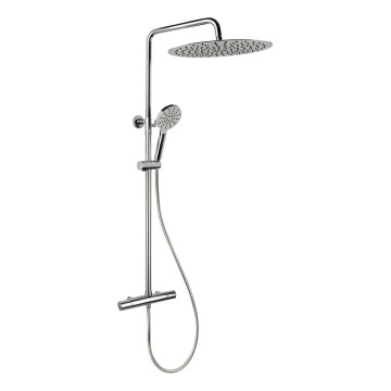 DRAGOR Thermostatic Shower Set, Polished Chrome