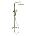 DRAGOR Thermostatic Shower Set — Polished Brass