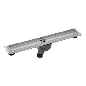 Drain channel 64x8,1 cm silver/grey