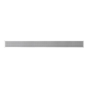 Drain channel 69.5 x 2.3 cm, stainless steel / silver