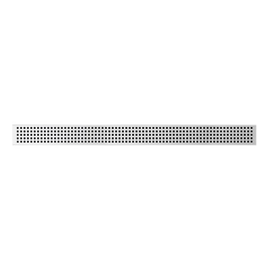 Drain channel 69.5 x 2.3 cm, stainless steel / silver