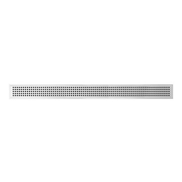 Drain channel 79,3x1,8 cm stainless steel/silver