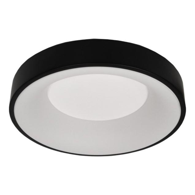 DRAX LED Ceiling Light, 32W, 230V, 4000K, 38 cm, Black