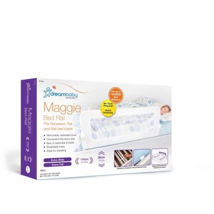 Dreambaby - Bed safety barrier MAGGIE 110x50 cm