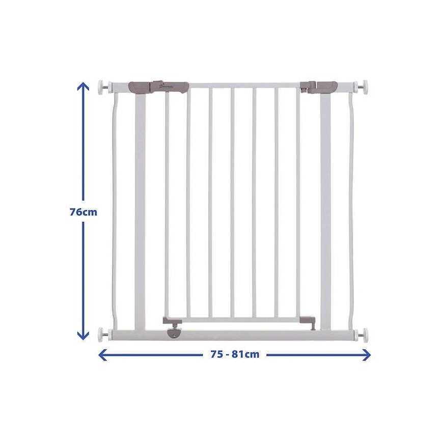 Dreambaby - Safety barrier AVA 75-81 cm white