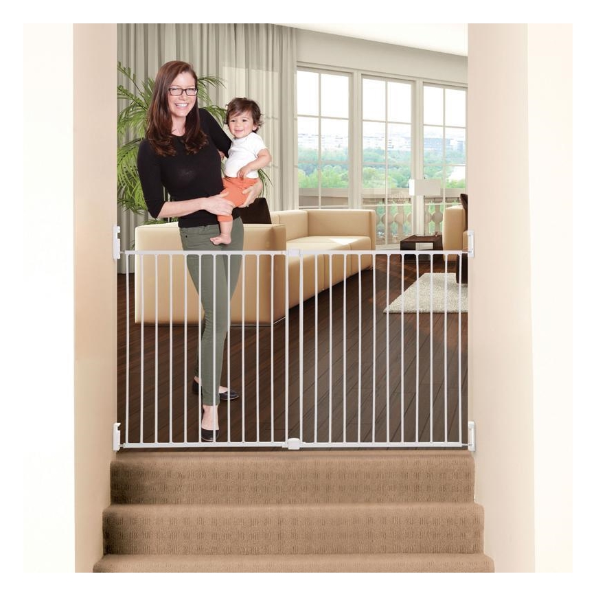 Dreambaby - Safety barrier BROADWAY 76-134,5 cm white