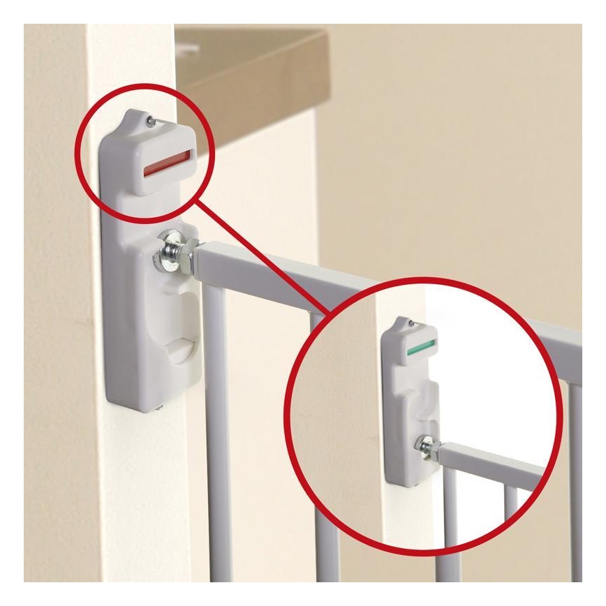 Dreambaby - Safety barrier BROADWAY 76-134,5 cm white