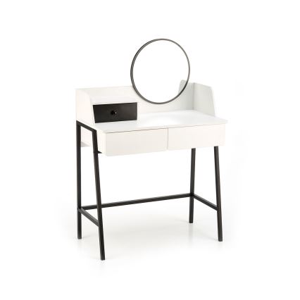 Dressing table AGNES 120x80 cm white/black
