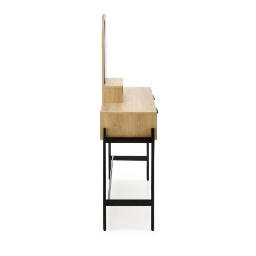 Dressing table CARMEN 136x104 cm beige/black