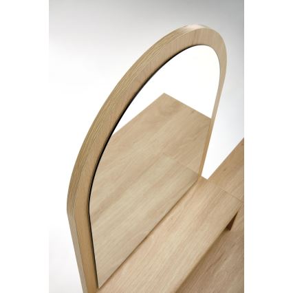 Dressing table CARMEN 136x104 cm beige/black