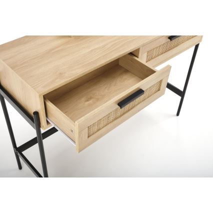 Dressing table CARMEN 136x104 cm beige/black