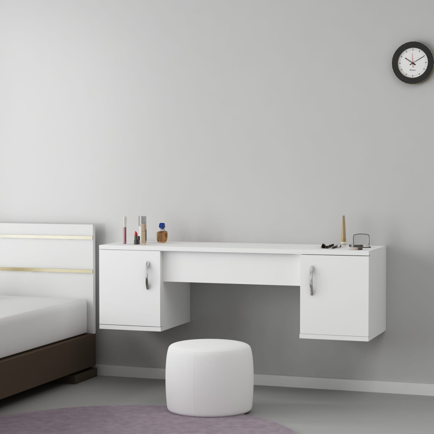 Dressing table MERCAN 39x100 cm white