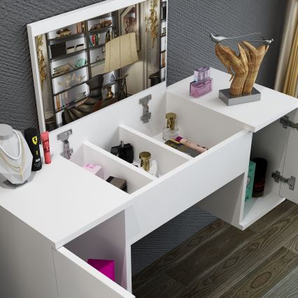 Dressing table MERCAN 39x100 cm white