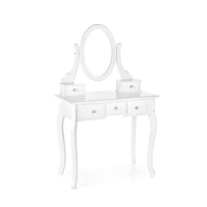 Dressing table SARA 80x130 cm + stool 45x37 cm white