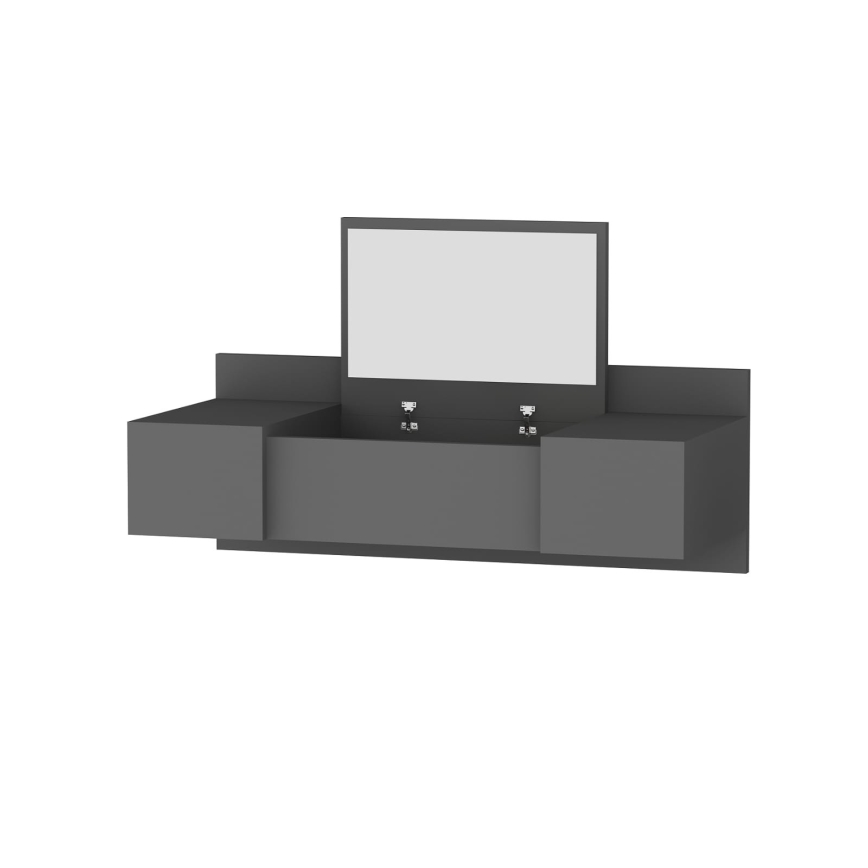Dressing table ZAKKUM 33x100 cm anthracite