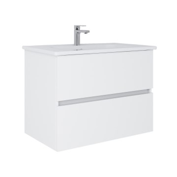 Dřevojas - BANO bathroom vanity with basin 78x47 cm, white