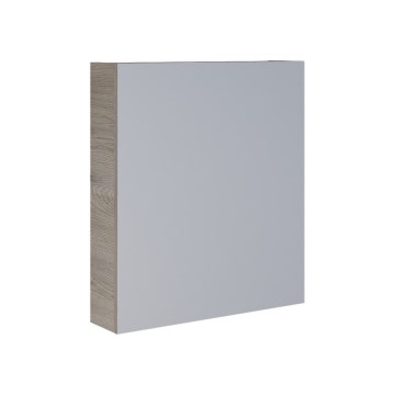 Dřevojas - Mirrored Bathroom Cabinet NEXI 60x68 cm, Dark Oak