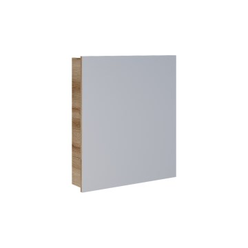 Dřevojas - Mirrored bathroom cabinet NEXI 60x68 cm oak