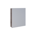 Dřevojas - NEXI 60x68 cm Mirrored Bathroom Cabinet, Dark Oak