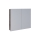 Dřevojas - NEXI Mirrored Bathroom Cabinet 80x68 cm, Dark Oak