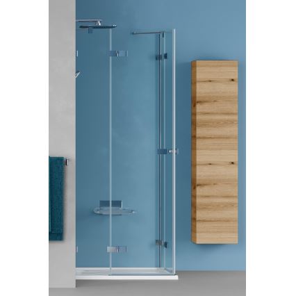 Dřevojas - ZYLO Wall-Mounted Bathroom Cabinet 35 x 155 cm, Oak