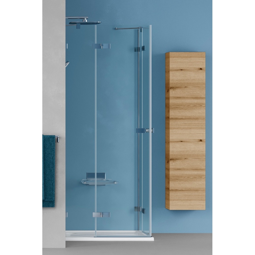 Dřevojas - ZYLO Wall-Mounted Bathroom Cabinet 35 x 155 cm, Oak