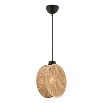 DRUM Cable Pendant Lamp, 1×E27/60W/230V, Brown
