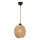 DRUM Cable Pendant Lamp, 1×E27/60W/230V, Brown