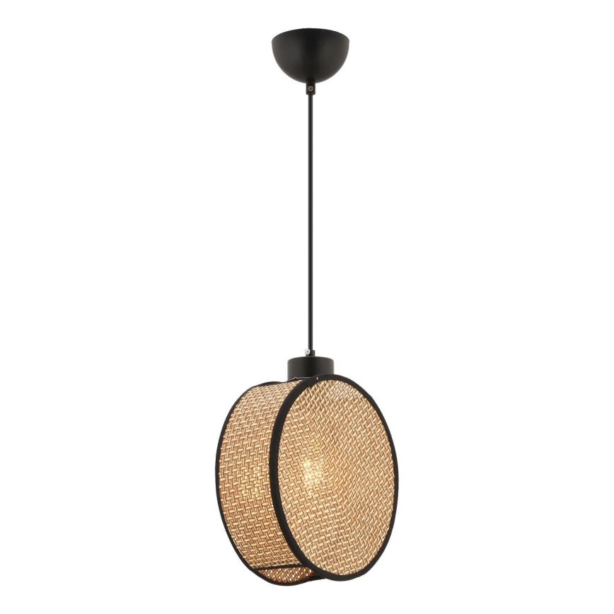 DRUM Cable Pendant Light 1xE27/60W/230V Brown/Black