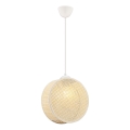 DRUM Cable Pendant Light 1xE27/60W/230V, Cream