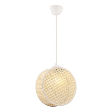 DRUM Cable Pendant Light 1xE27/60W/230V, Cream