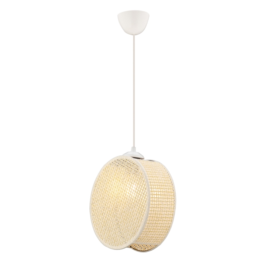 DRUM Cable Pendant Light 1xE27/60W/230V, Cream