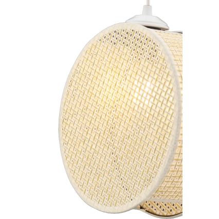 DRUM Cable Pendant Light 1xE27/60W/230V, Cream