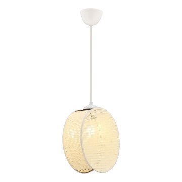 DRUM Cable Pendant Light 1xE27/60W/230V, Cream