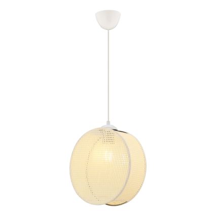 DRUM Cable Pendant Light 1xE27/60W/230V, Cream