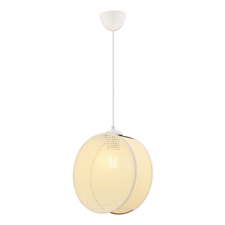 DRUM Cable Pendant Light 1xE27/60W/230V, Cream