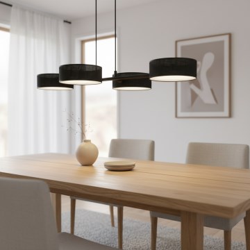 DRUMZ Cable Pendant 4xE14/10W/230V, Black