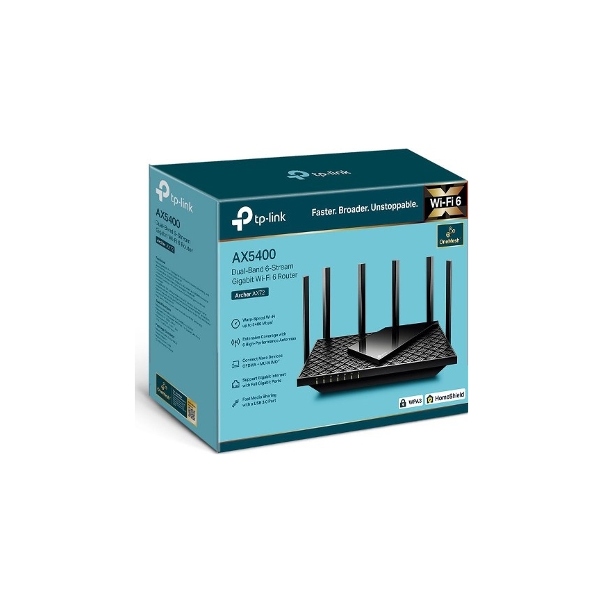 Dual-Band 6-Stream Gigabit Wi-Fi 6 Router