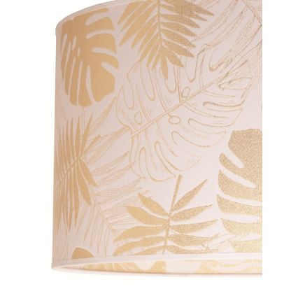 Duolla - Ceiling light ARECA 1xE27/40W/230V d. 45 cm brass/white