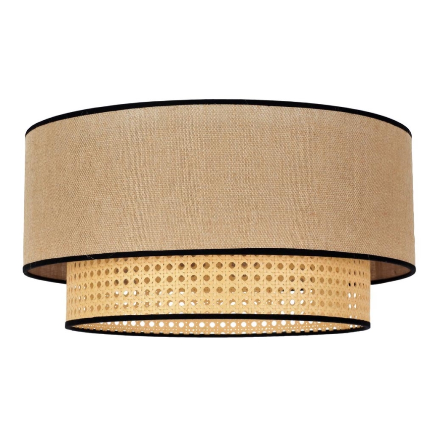 Duolla - Ceiling light BOHO 1xE27/15W/230V d. 45 cm beige/rattan
